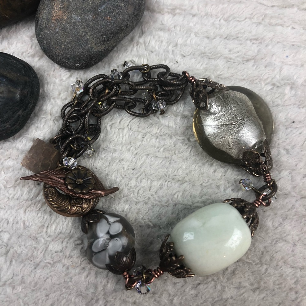 JonCar Handcrafted Rustic Romance Bracelet